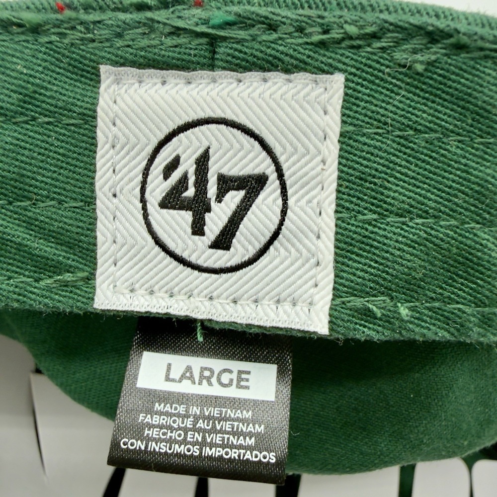 Michigan State Spartans 47 Brand "The Perfect Fit"Clean Up Hat, Dad Cap, Green L - Picture 9 of 12